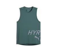 PUMA T-Shirt fonctionnel gris / vert gazon, Taille XXL
