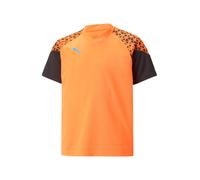 PUMA T-Shirt fonctionnel 'Individual Cup' gris argenté / orange / noir, Taille 152