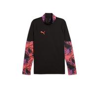 PUMA T-Shirt fonctionnel 'Individual Cup' violet néon / framboise / noir, Taille L
