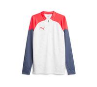 PUMA T-Shirt fonctionnel 'IndividualCup' gentiane / rouge clair / blanc, Taille S