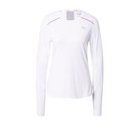 PUMA T-shirt fonctionnel 'Marathon' gris clair / magenta / blanc, Taille M