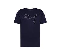 PUMA T-Shirt fonctionnel marine / blanc, Taille S