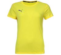 PUMA T-shirt fonctionnel pour femme - DryCELL - Col rond - Manches courtes - Uni, jaune, L