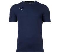 PUMA T-shirt fonctionnel pour homme - DryCELL - Col rond - Manches courtes - Uni, Marine, 4XL