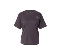 PUMA T-shirt fonctionnel 'PRETTY TOUGH' gris foncé / noir / blanc, Taille XS