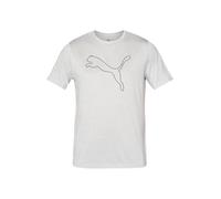 PUMA T-Shirt fonctionnel 'Tad Essential' gris clair / noir, Taille S
