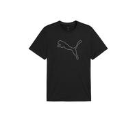 PUMA T-Shirt fonctionnel 'Tad Essential' noir / blanc, Taille M