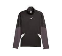 PUMA T-Shirt fonctionnel taupe / noir / blanc, Taille XL