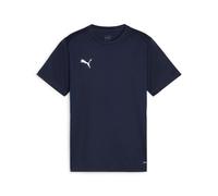 PUMA T-Shirt fonctionnel 'TeamGoal' bleu nuit / blanc, Taille 128