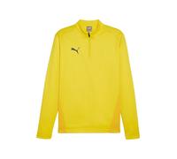 PUMA Haut d'entraînement TeamGOAL zippé 1/4 Jaune/Curry/Noir Taille M
