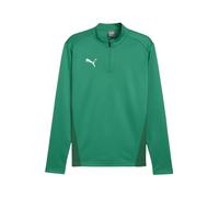 PUMA T-Shirt fonctionnel 'TeamGoal' vert / vert foncé / blanc, Taille L