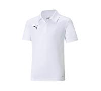 Puma Teamliga Sideline Short Sleeve Polo Blanc 7-8 Years Garçon
