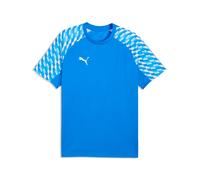 PUMA T-Shirt fonctionnel 'TeamLiga26' bleu ciel / blanc, Taille M
