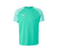 PUMA T-Shirt fonctionnel 'teamLIGA26' émeraude / blanc, Taille L