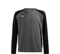 PUMA T-Shirt fonctionnel 'Teampacer' gris foncé / noir / blanc, Taille 164