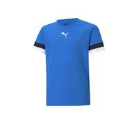 PUMA Mixte Enfant Teamrise Jersey Jr Shirt, Electric Blue Lemonade-puma Black-puma White, 128 EU