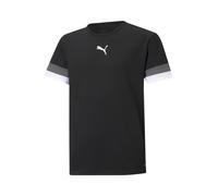 PUMA T-Shirt fonctionnel 'TeamRise' gris / noir / blanc, Taille 128