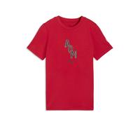 PUMA T-shirt ftblCulture AC Milan Enfant et Adolescent, Accessoires, Rouge, 11-12Y 11-12Y