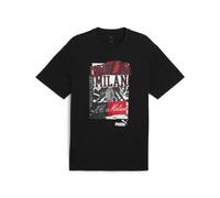 PUMA T-shirt ftblNRGY+ AC Milan Homme, Sport, Noir/Rouge, S S