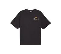 Puma - T-shirt Graphique Oversize - Homme - Tops - Noir - Taille: XL