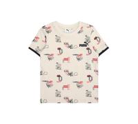 PUMA T-Shirt 'Little Runners' beige / rouge / noir, Taille 104