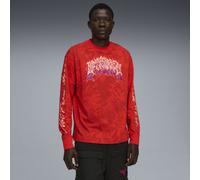 PUMA T-shirt manches longues à motif LaMelo Supernova Homme, Vêtements, Rouge, L L