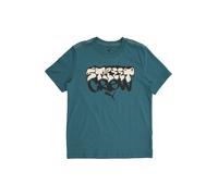 PUMA T-Shirt 'Mid 90s' crème / émeraude / noir, Taille 164