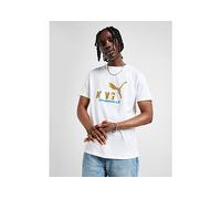 PUMA T-shirt à logo KING Olympique de Marseille Homme, Sport, Blanc/Doré, XXL XXL