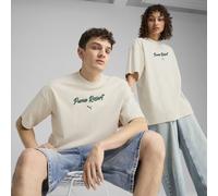 PUMA T-shirt oversize à motif PREMIUM ESS Unisexe, Vêtements, Alpine Snow, XXL XXL
