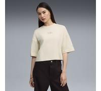 PUMA T-shirt oversize à motif Premium Essentials Femme, Vêtements, Blanc, L L