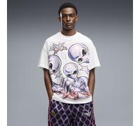 PUMA T-shirt oversize Melo Asteriks Homme, Vêtements, Blanc, S S
