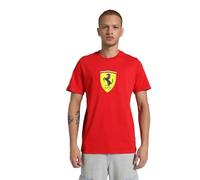 PUMA T-Shirt pour Homme Ferrari Race coloré Big Shield Motorsport, Rosso Corsa, L