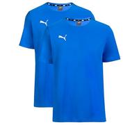 PUMA T-shirt pour homme, noir, Bleu - Lot de 2, L