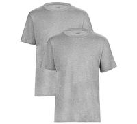 PUMA T-shirt pour homme Statement Deluxe Edition - Coton - Lot de 2, gris, L