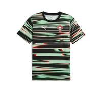 PUMA T-shirt pré-match Portugal 2025 pour homme, noir/blanc, M