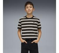 PUMA T-shirt rayé Essentials Enfant et Adolescent, Vêtements, Noir, 15-16Y 15-16Y
