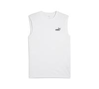 Puma T-shirt sans manches Essentials N°1 avec logo Homme Blanc XXL