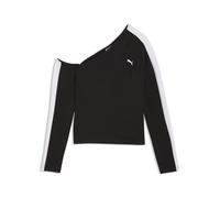 Puma Select T7 Asymmetric Long Sleeve T-shirt Noir M Femme