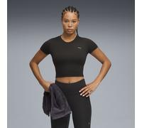 PUMA T-shirt torsadé à manches courtes CLOUDSPUN Femme, Vêtements, Noir, XL XL