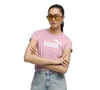 Puma T-shirt Ess No. 1 Logo Unisexe rose/blanc Taille S Lot de 1