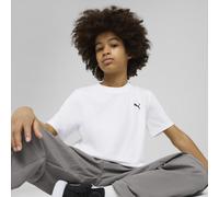 PUMA T-shirt WARDROBE ESS Enfant et Adolescent, Vêtements, Blanc, 9-10Y 9-10Y