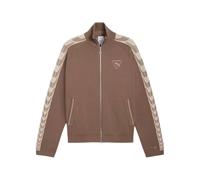 Puma - T7 Knit Jacket - Homme - Sweatshirts et sweats à capuche - Brun - Taille: XL