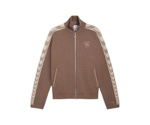 Puma - T7 Knit Jacket - Homme - Sweatshirts et sweats à capuche - Brun - Taille: XL