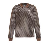 Puma - T7 Longsleeve Polo - Homme - Tops - Brun - Taille: S