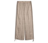 PUMA Pantalon décontracté à imprimés serpent T7 Femme, Accessoires, Beige, L L