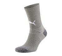 PUMA Team Liga Chaussettes, Gris/Blanc, 39-42 Unisex
