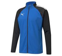 PUMA Teamliga-Giacca Da Allenamento Vestes athlétiques-Warm-up-and-Track, Bleu électrique Lemonade Noir, S Homme