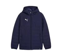 PUMA Teamadditions Hooded Padded Jacket Vestes transsaisonnières, Bleu Marine, XS Mixte