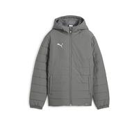 PUMA teamADDITIONS Veste matelassée à capuche Jr, taille 152, plate, gris argenté