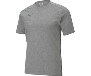 PUMA teamCUP Casuals Tee, Homme, Medium Gray Heather-smoked Pearl, XXL